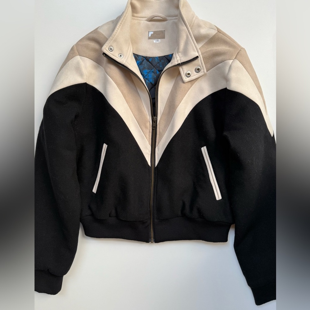 MOTHER THE BIG 'M' CHEVRON JACKET IN TOKYO DRIFT SZ SMALL (NWOT) - Picture 5 of 15